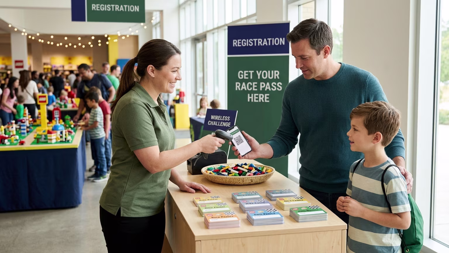 LEGO Links Event QR Scans and Race Passes to Retail Store Traffic