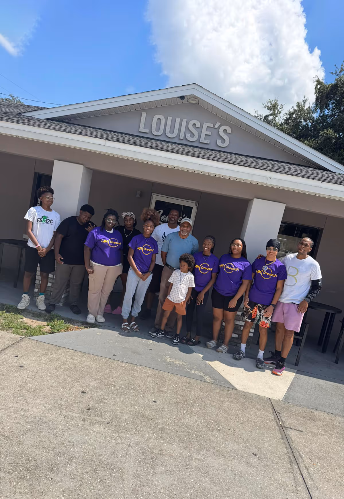 employees of Louise’s Kitchen cafe restaurant