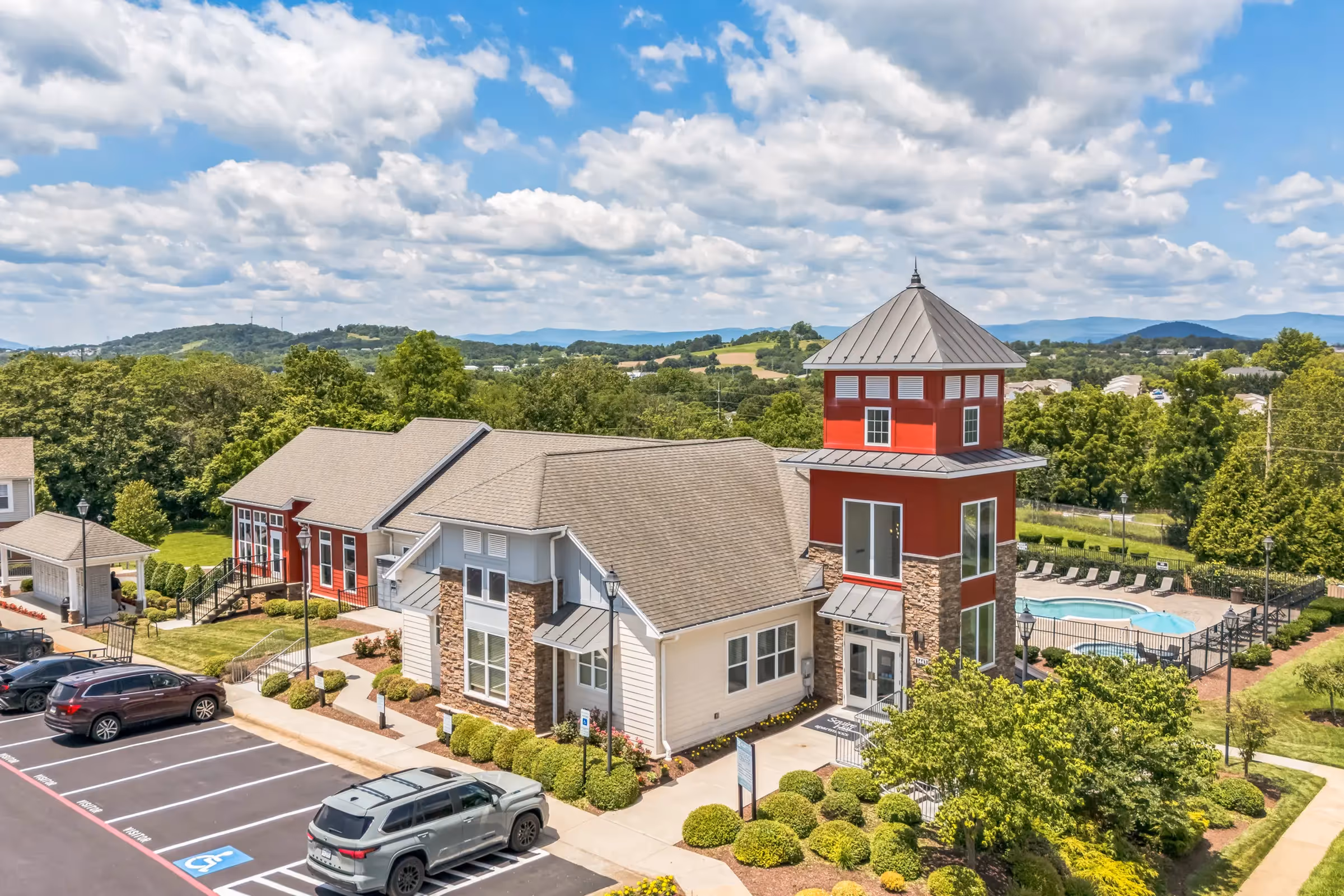 Leasing office exterior