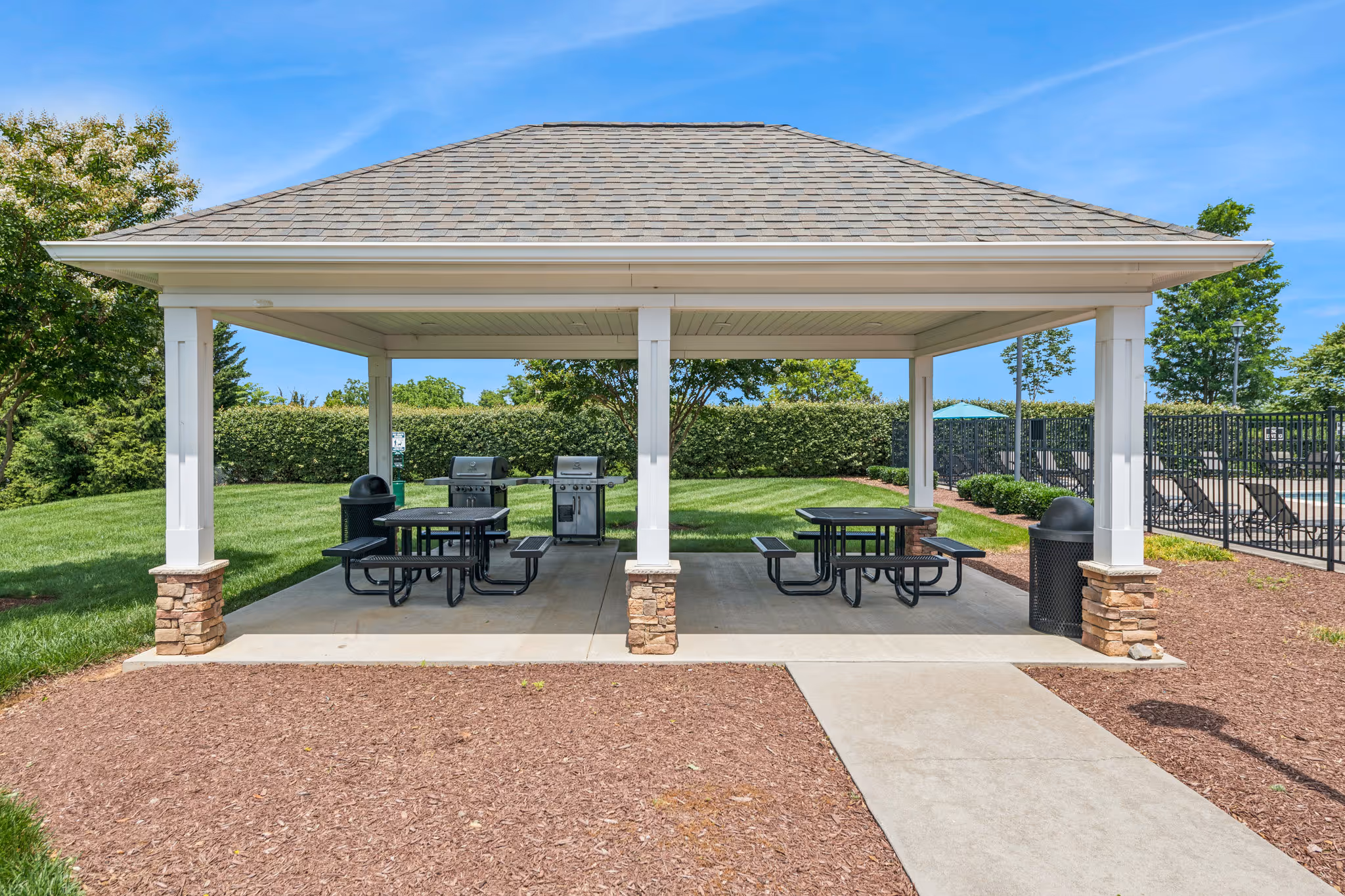 Outdoor Cover Picnic Area with tables