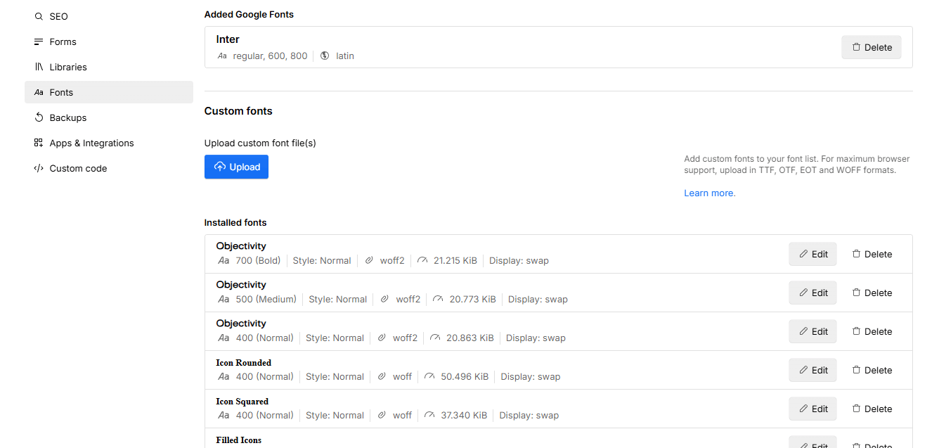 Gummie - Custom Icon Set - Sleeping Gummies Webflow Template