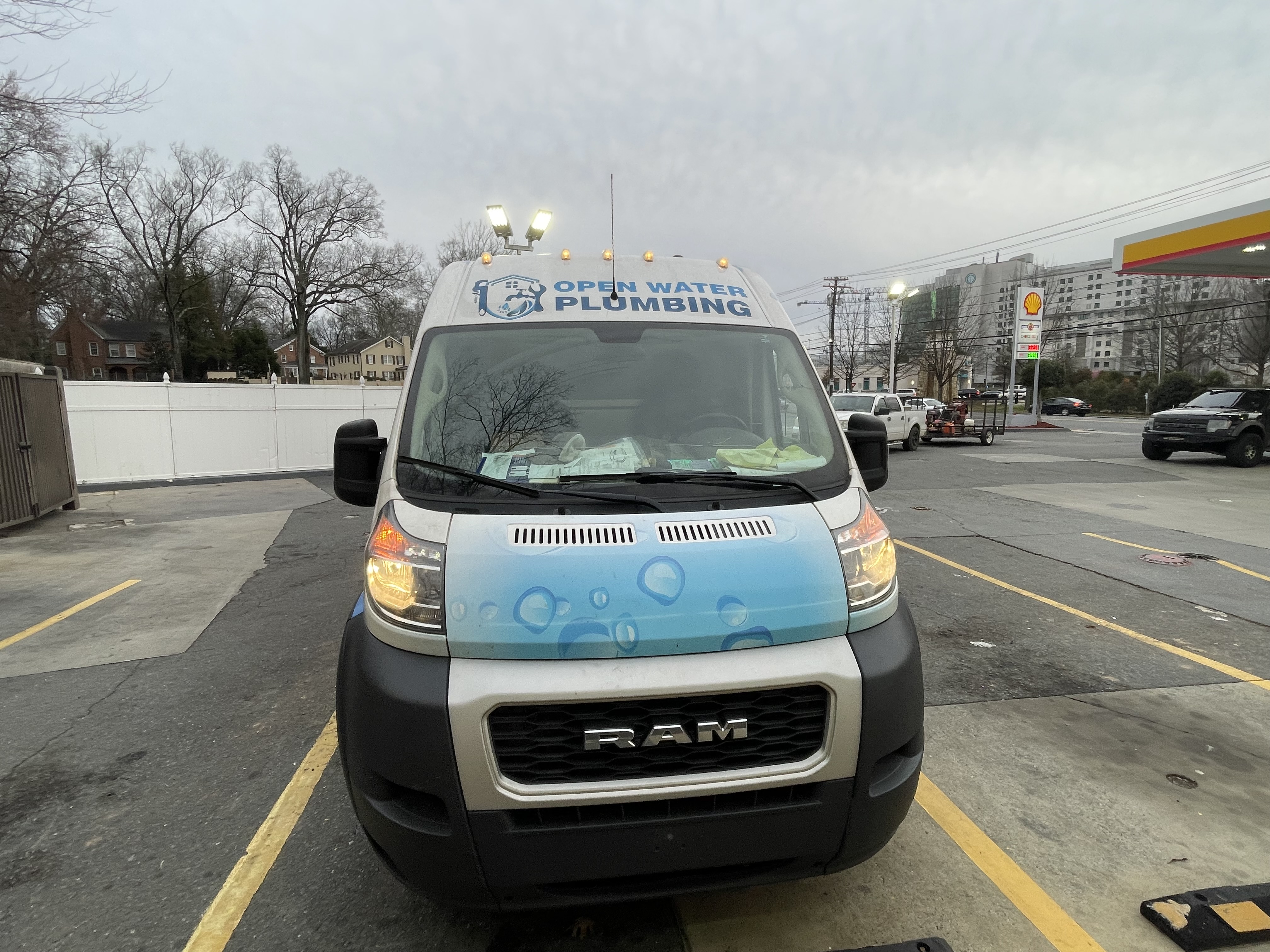 sewer line replacement van