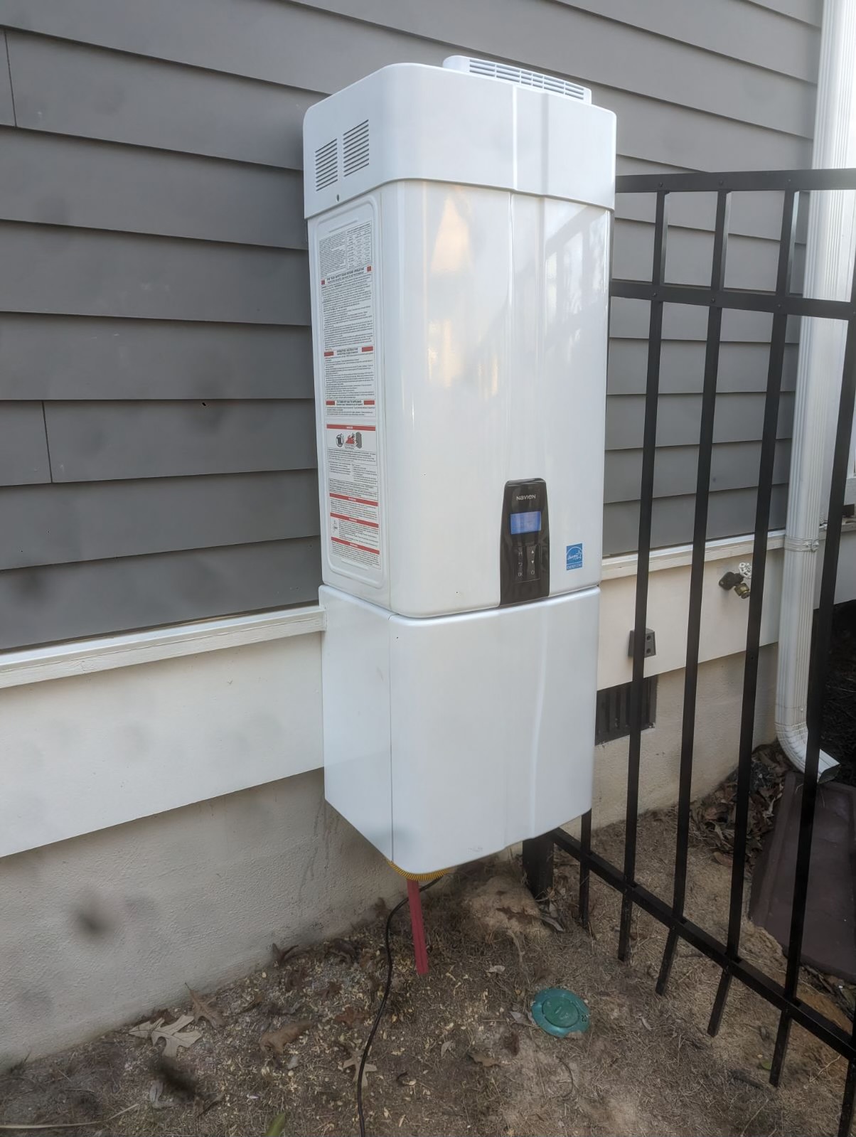 water heater properly installed