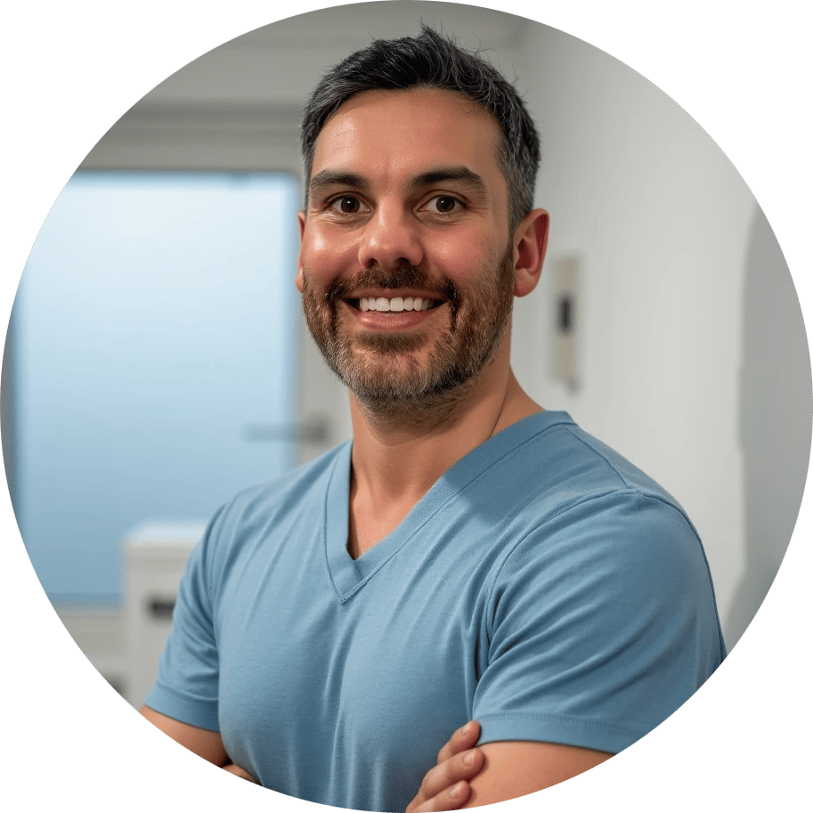 Joseph the hearing aid practitioner smiling