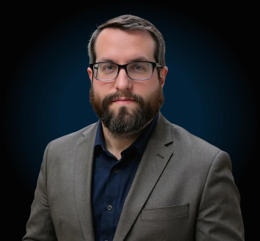 [team] image of an individual team member (for a space tech)