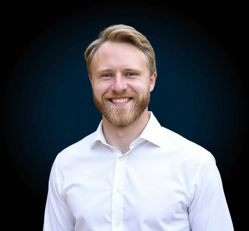 [team] image of an individual team member (for a space tech)