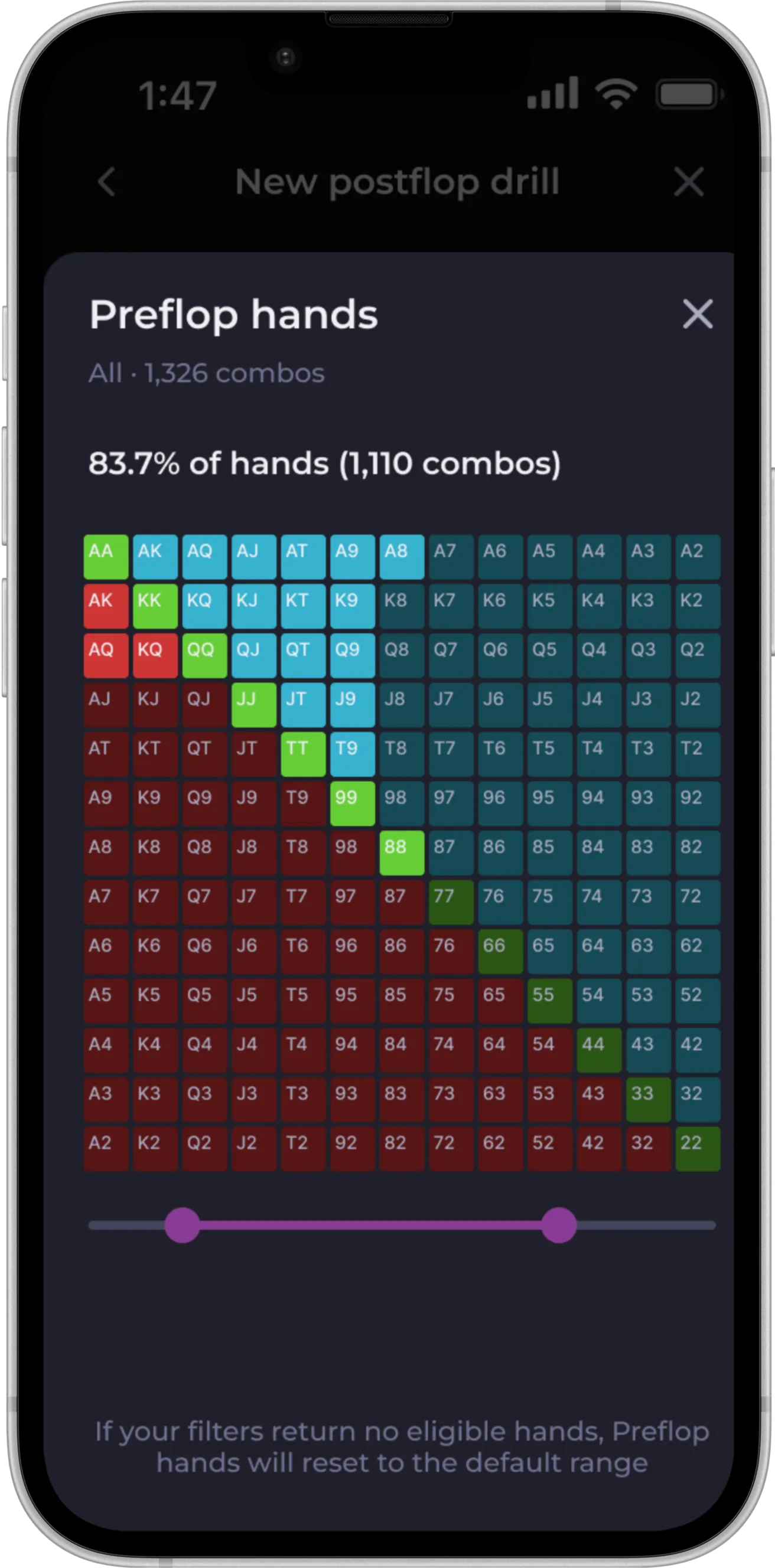 Lucid on mobile: drill analysis