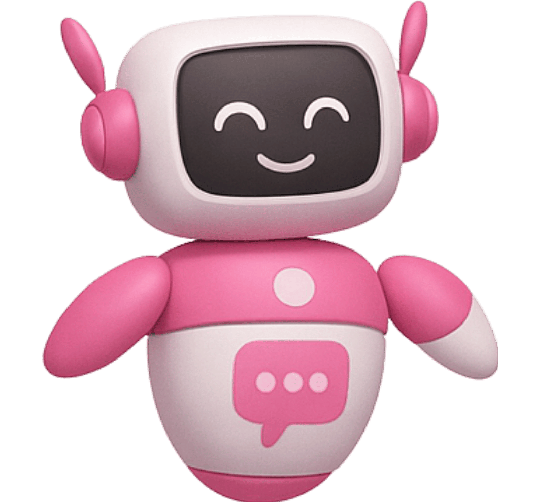 SmartChatbotAI Maskottchen– KI-Chatbot für Website & Kundenservice