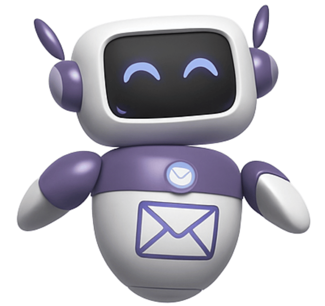 MailReplyAI Maskottchen– KI-gestützte E-Mail-Bearbeitung