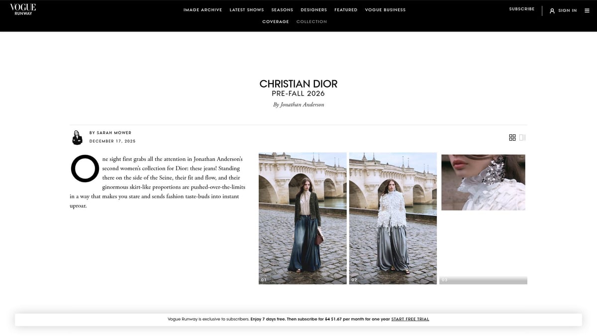 7 Must-See Designer Collections to Elevate Your Style in 2026 - Christian Dior – Pre-Fall 2026 Collection