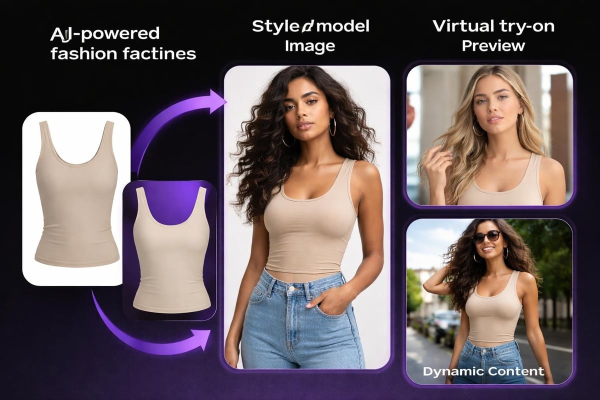 AI fashion workflow