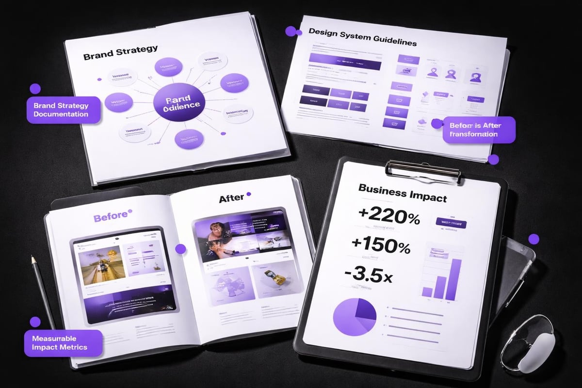 Style designer portfolio elements