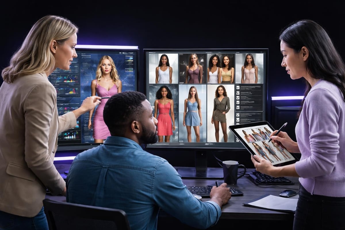 Quality control for AI fashion images