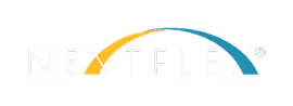 NextFlex logo with a yellow and blue arc above the text.