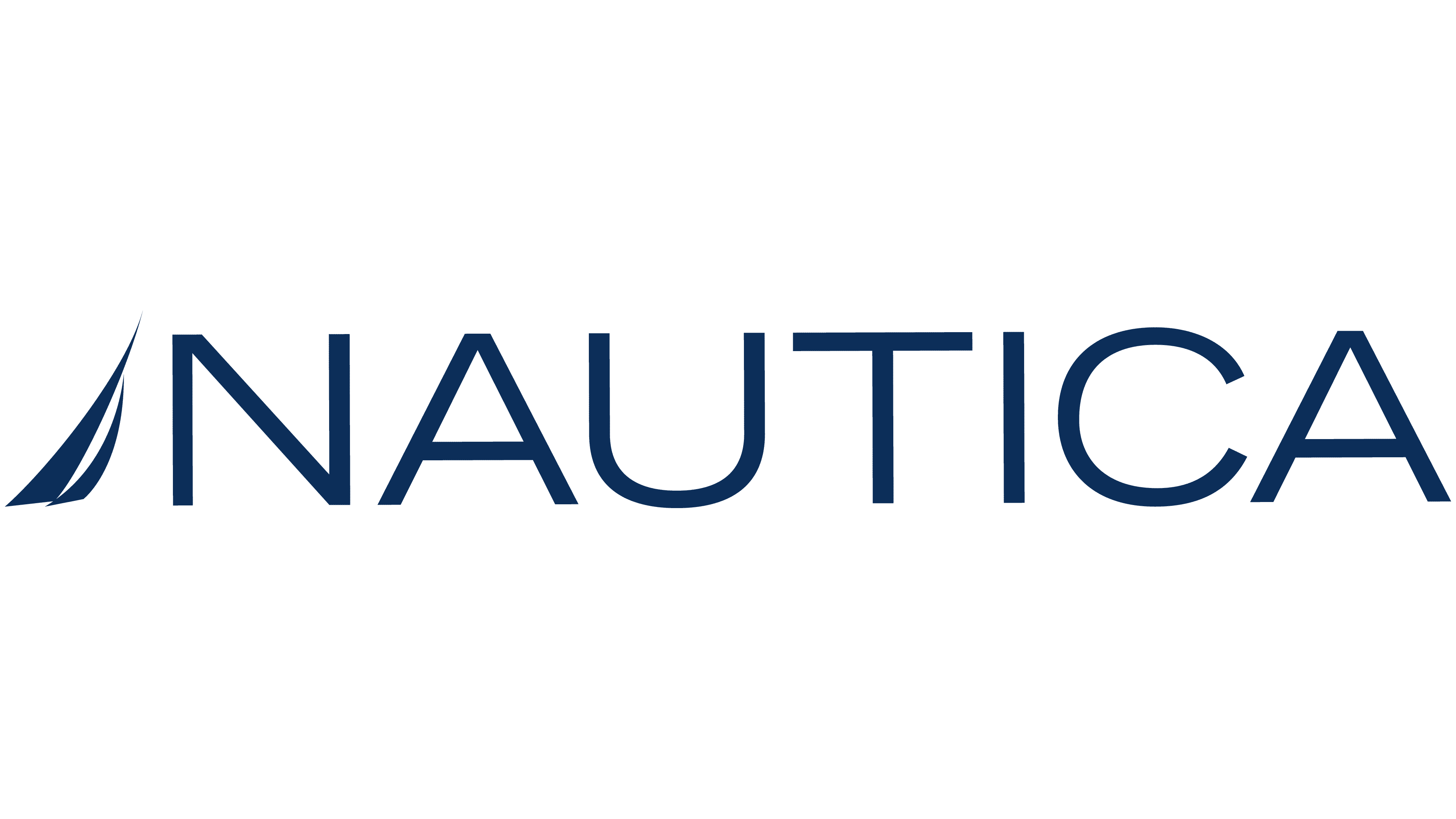Nautica brand name with a stylized sailboat logo.