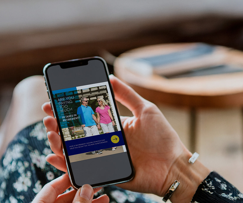 Are you paying too much in taxes in retirement article - phone mockup
