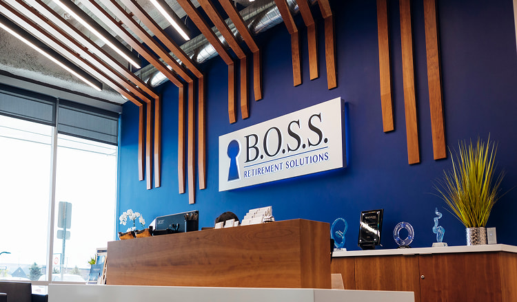 Boss Retirement Solutions and Advisors Office Lobby