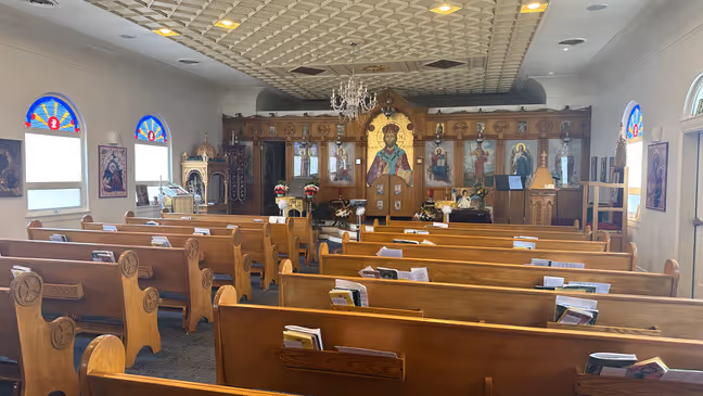Saints Constantine and Helen Greek Orthodox Church in downtown Boise.