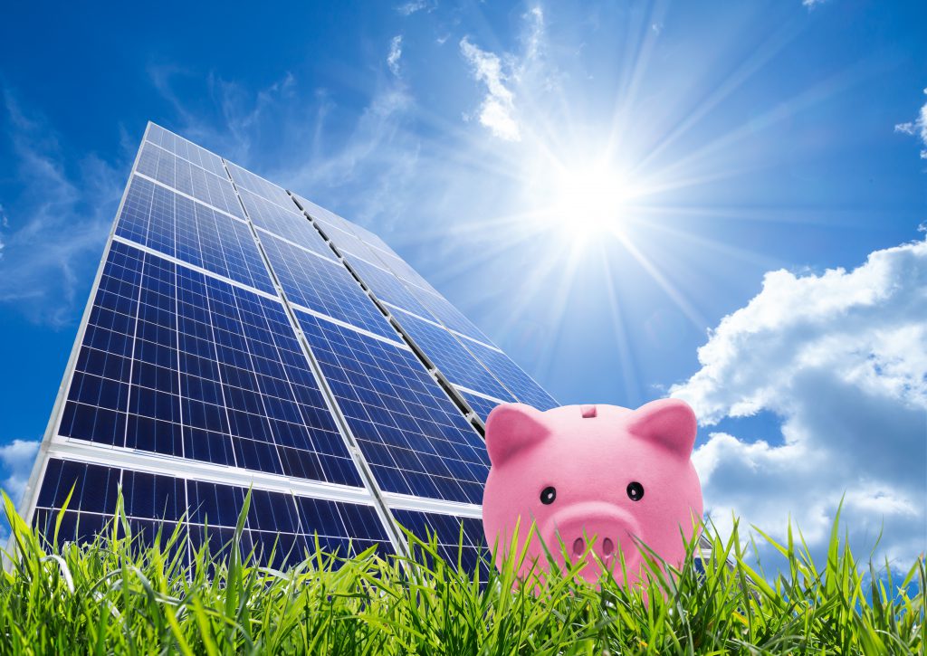 saving money for solar power
