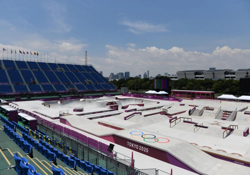 The Ariake Urban Sports Park at the 2020 Tokyo Olympic Games.