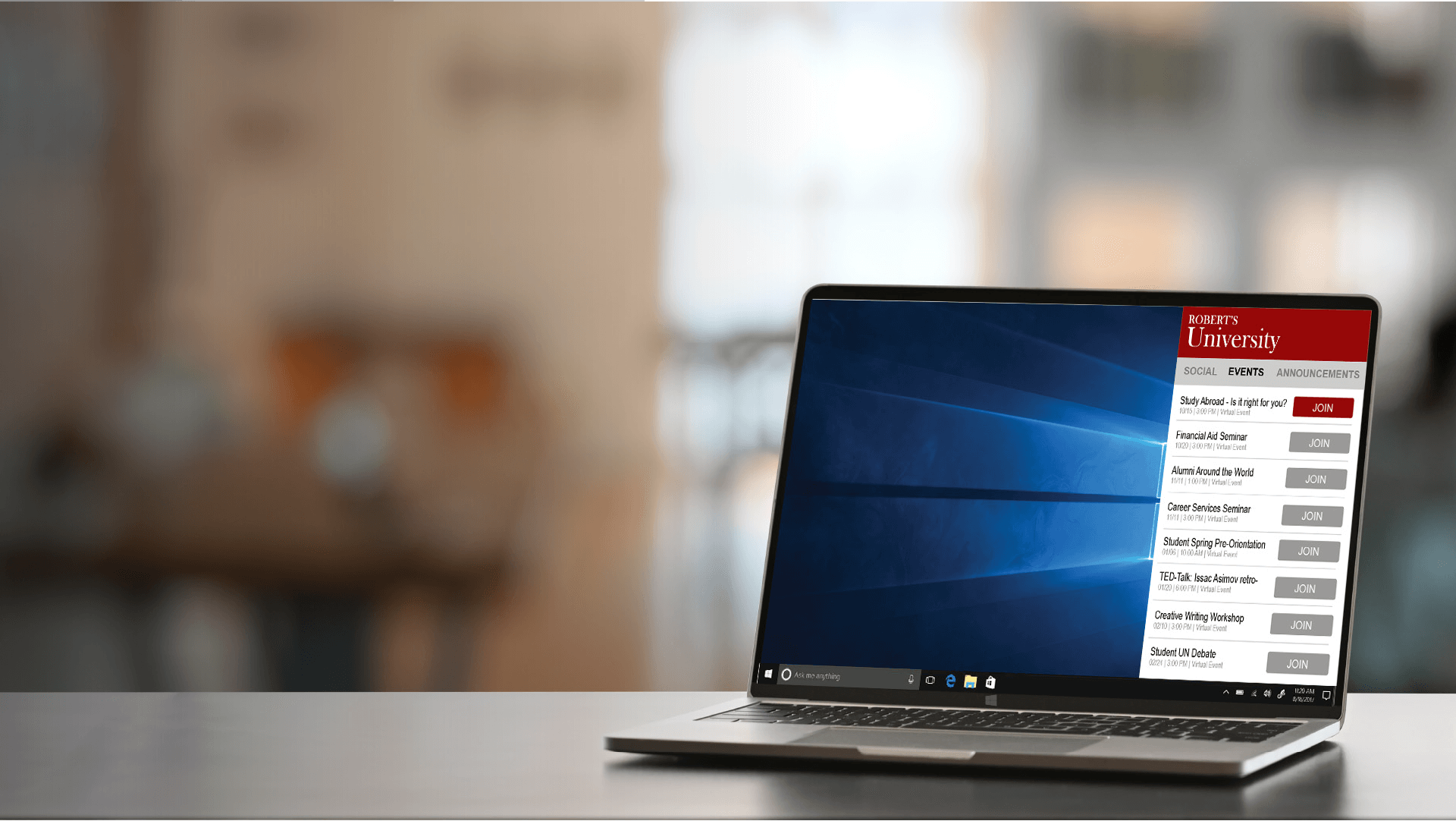 University-DBA-Laptop