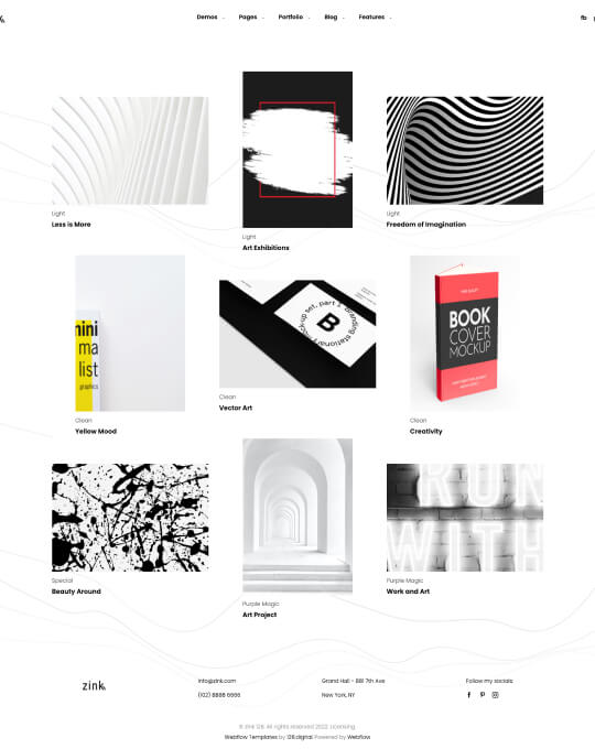 Home page screen