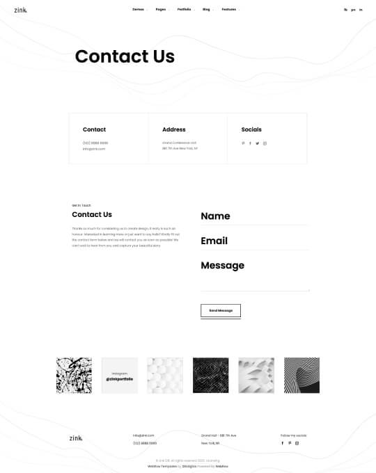 Home page screen