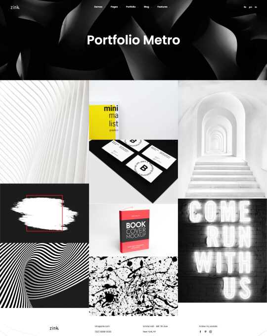 Home page screen