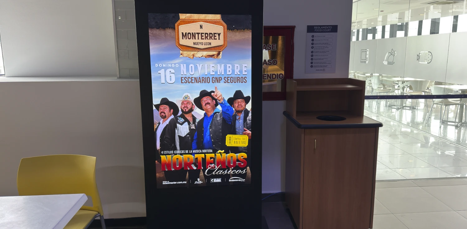 Espacios Publicitarios Pantalla 3