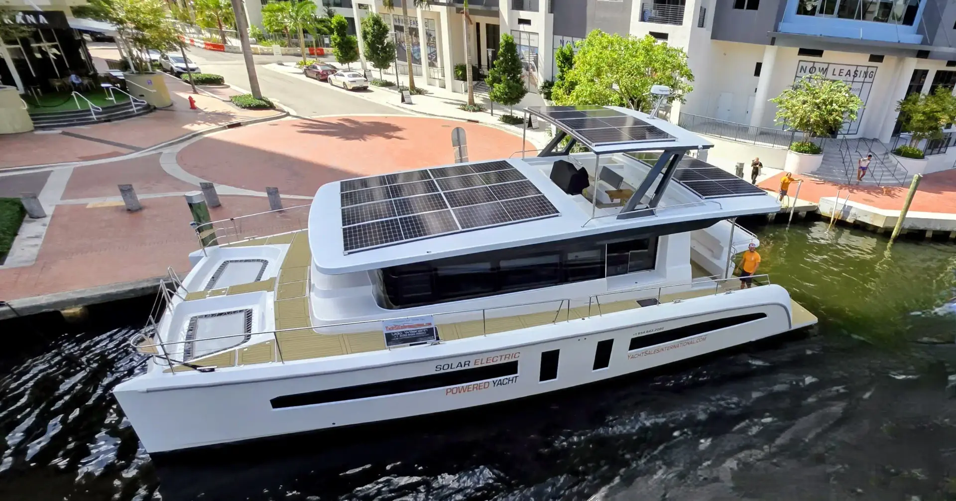 solar powered yacht