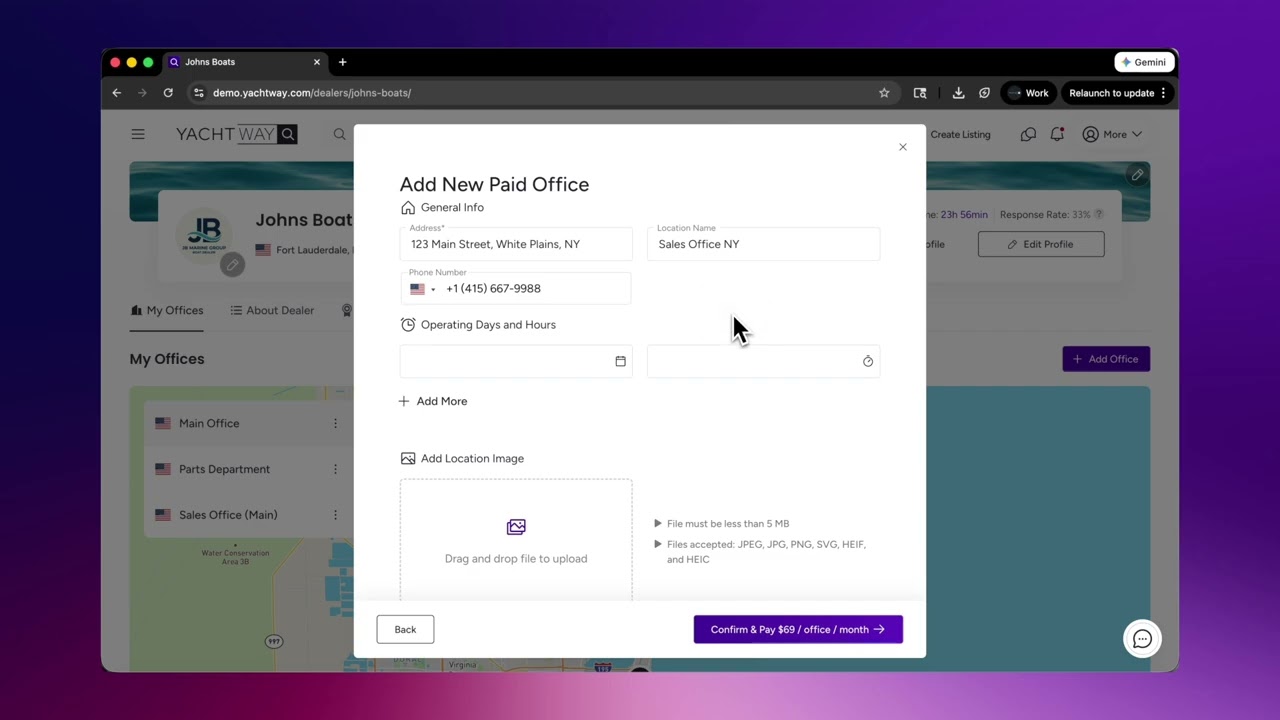 How to Add New Office Location on YachtWay