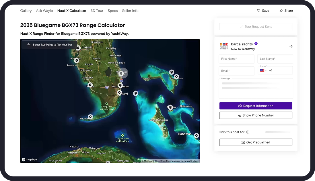 NautiX: Range and Performance Calculator