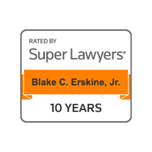 Super Lawyers, Blake C. Erskine Jr., 10 Years