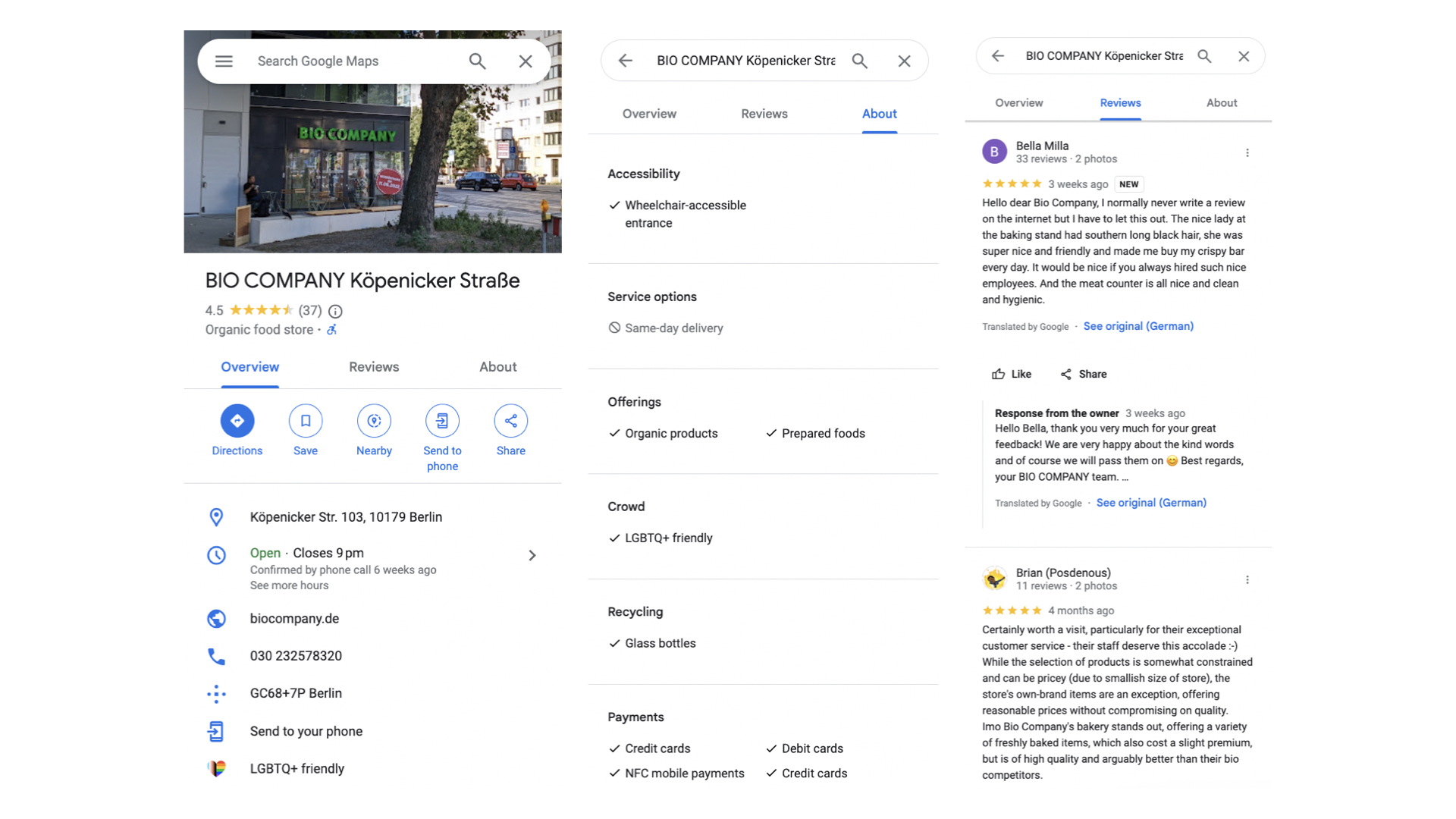 Uberall Case Study BIO COMPANY GBP