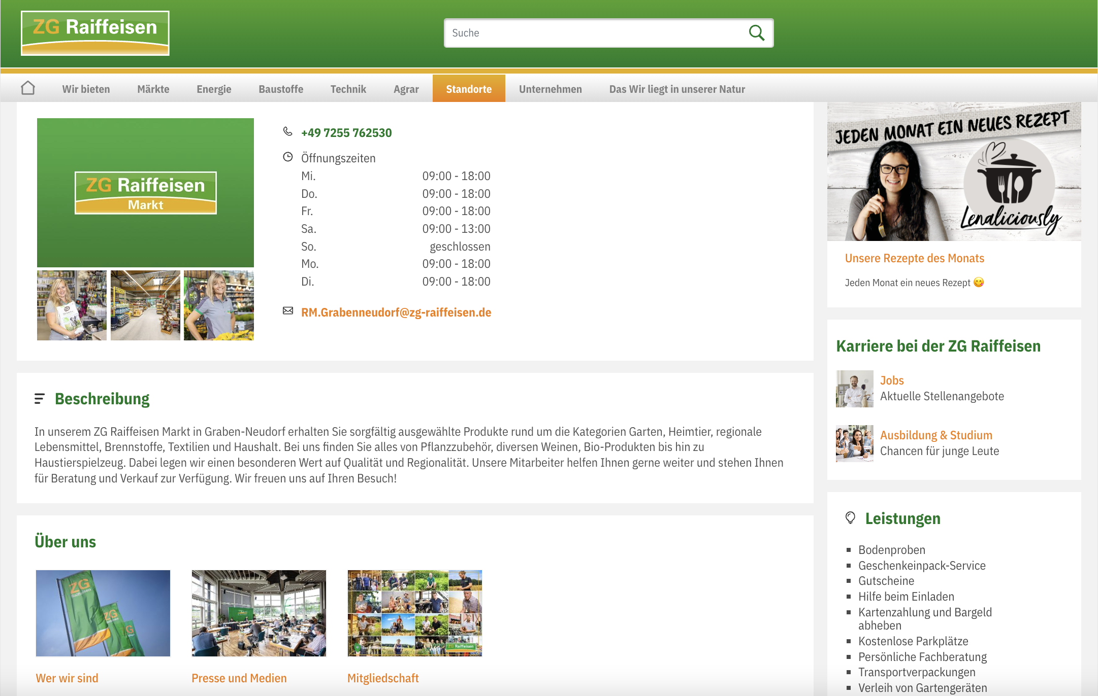 Uberall ZG Raiffeisen Local Pages