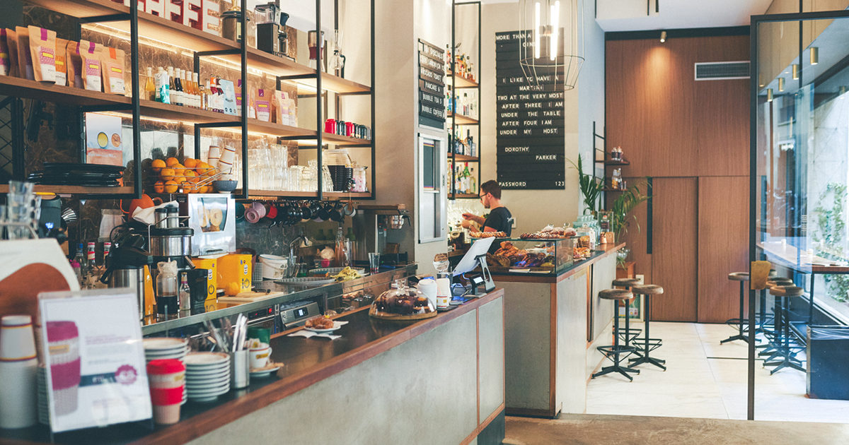 Comptoir de restaurant