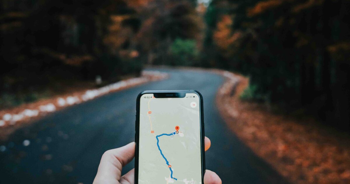 Téléphone avec Google Map activé