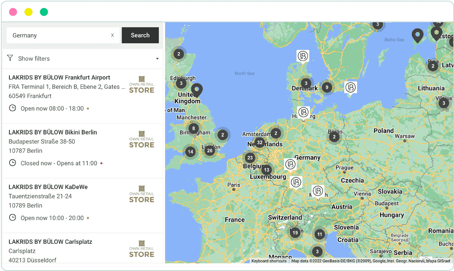 Uberall Lakrids By Bülow Store Locator