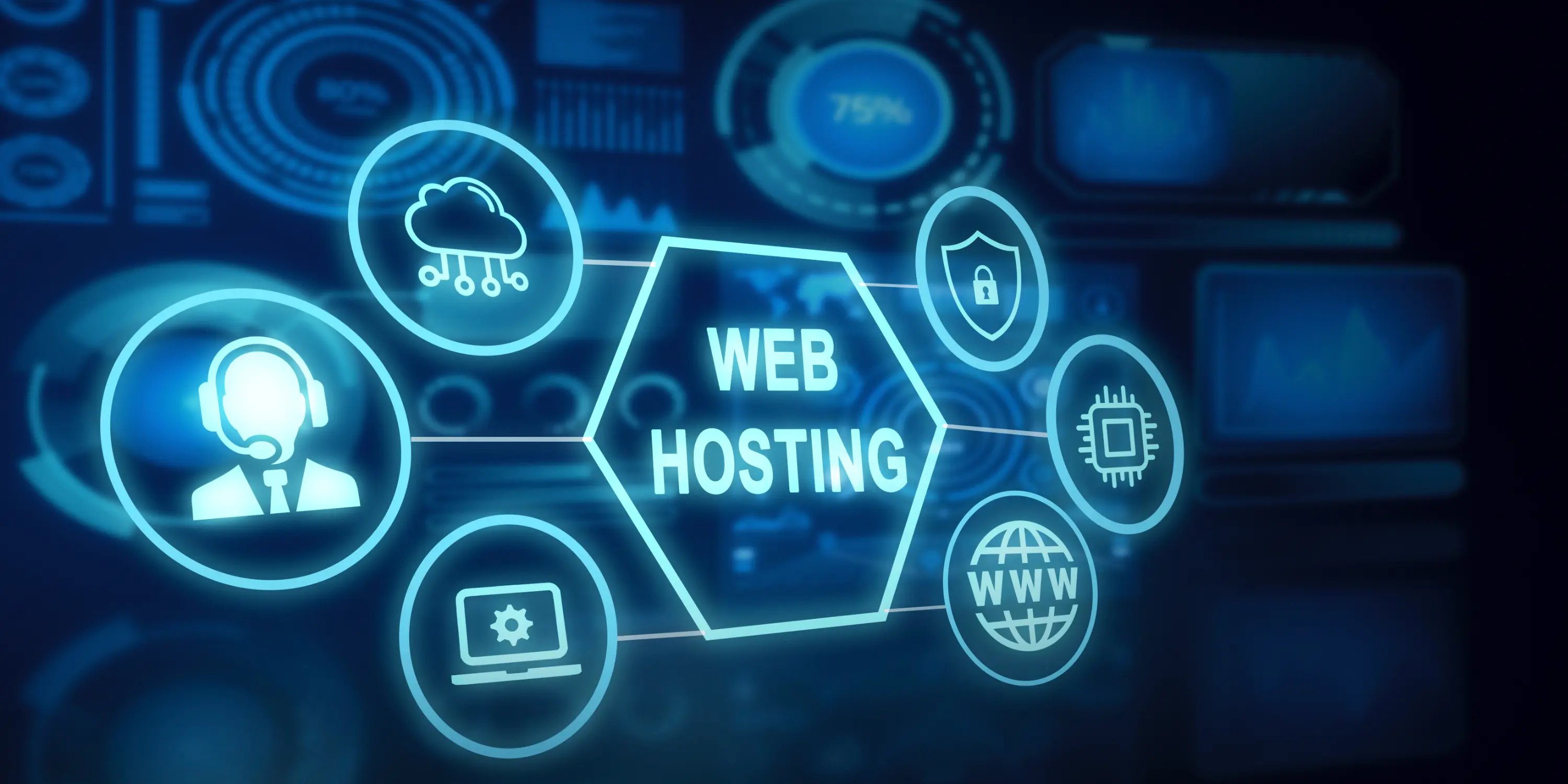 Web hosting concept AWS