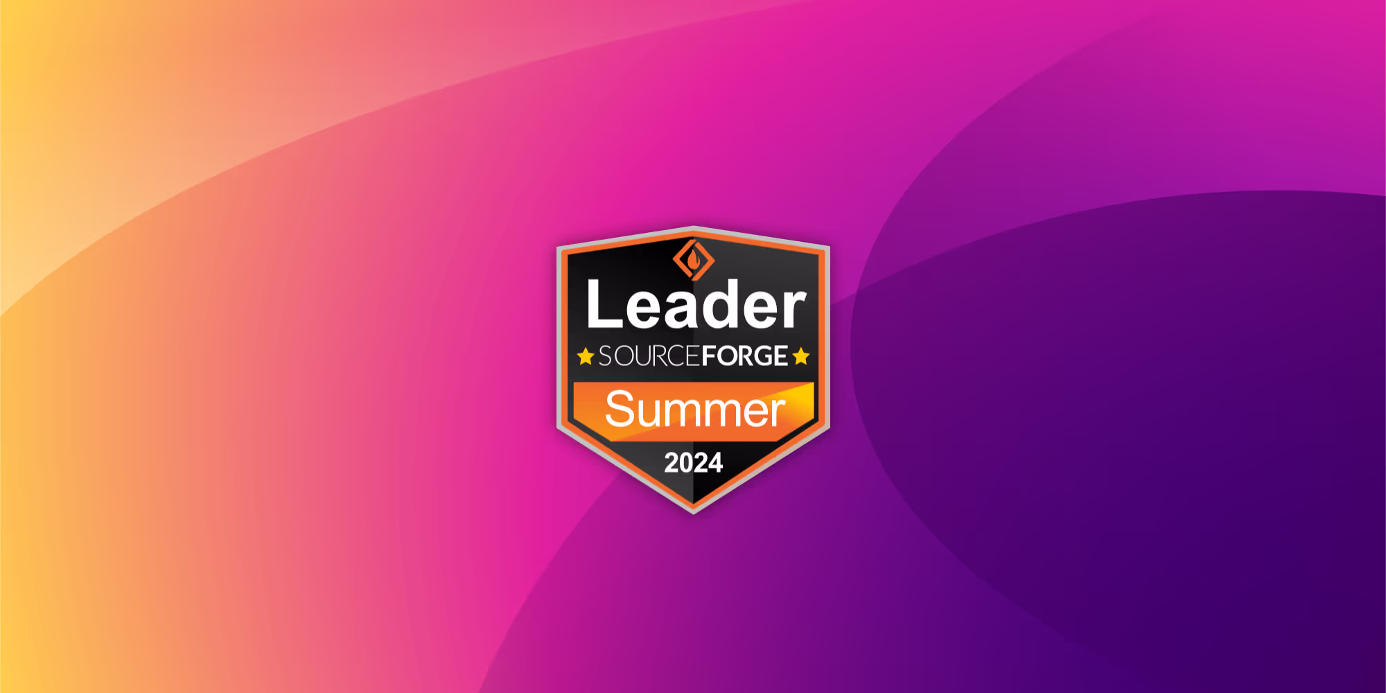 Summer 2024 Category Leader by SourceForge graphic.