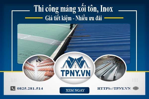 TPNY – Thi Công Máng Xối Đỉnh Cao, Chống Thấm Tận Gốc!