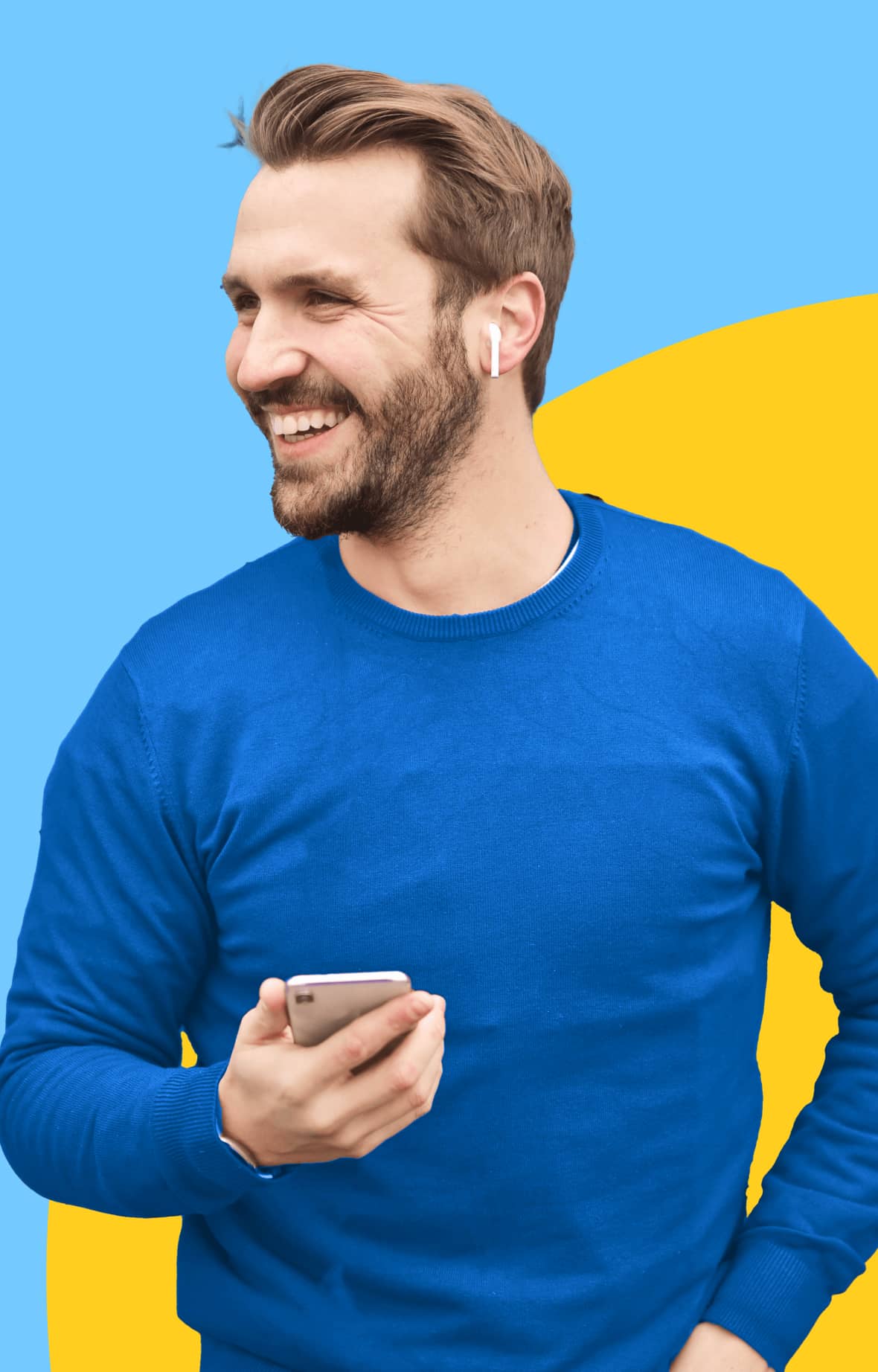 Man Image Right - Colors X Webflow Template