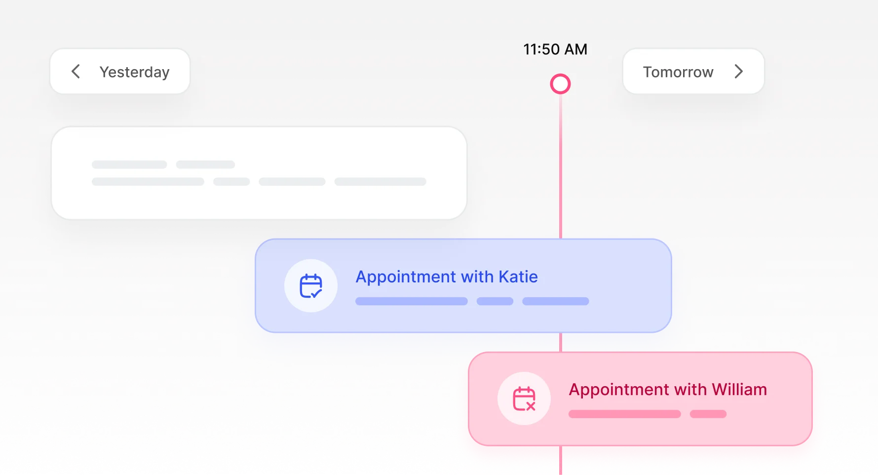 Advanced booking funnel