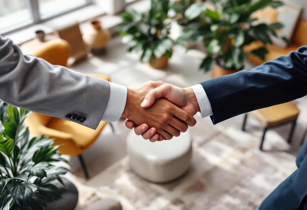 background image of handshake (for a financial advisor)