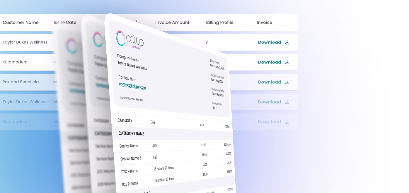 Octup dashboard