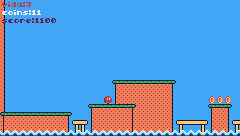 A screenshot from a game created on TIC-80