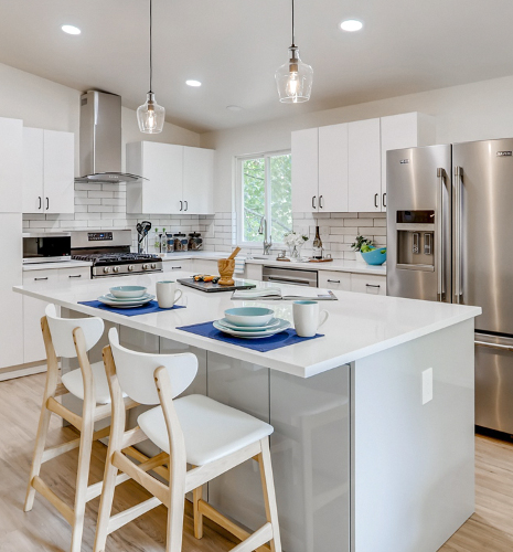 Modern Coastal Home Kitchen Remodel