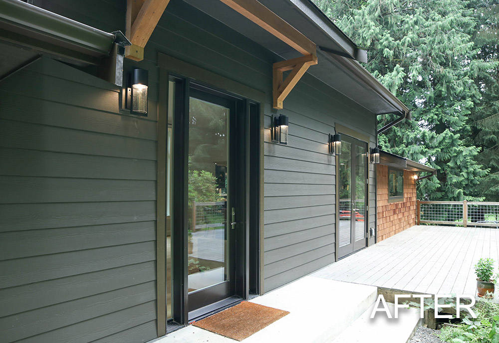 Modern Masterpiece: Log Cabin Transformed with Craftsman Details