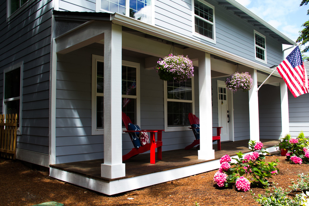 Classic Gray-and-White Exterior Update