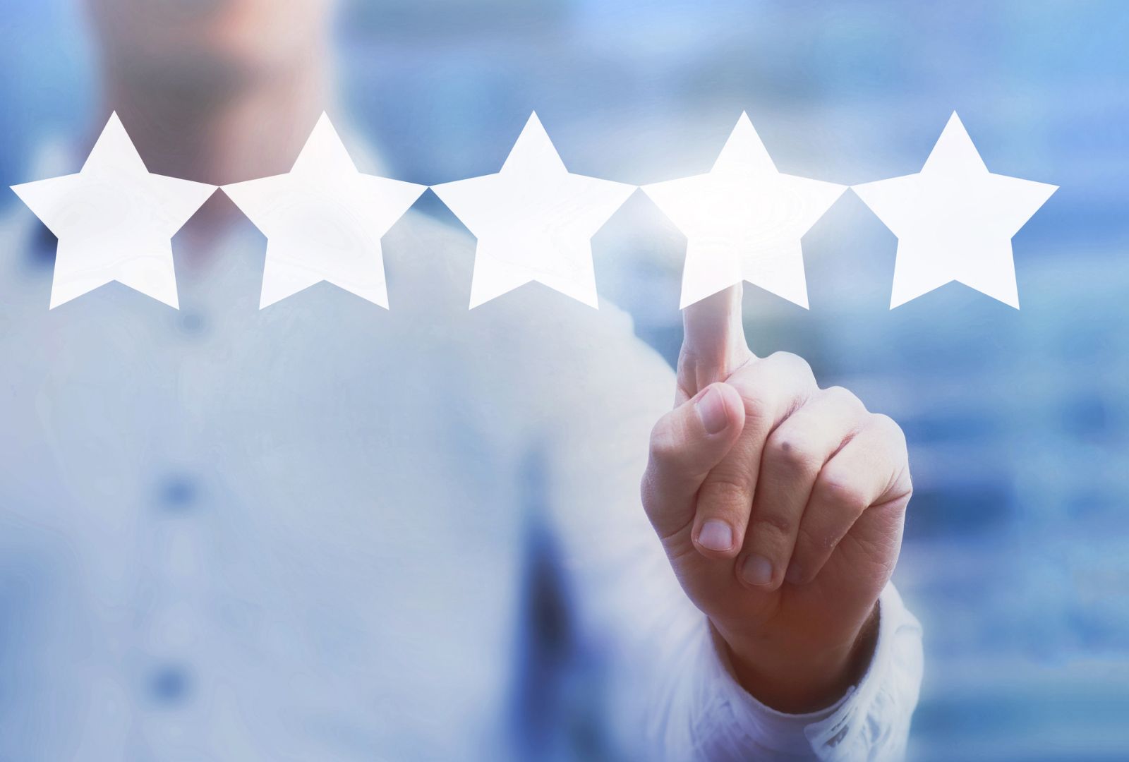 review score, reputation management, rating concept